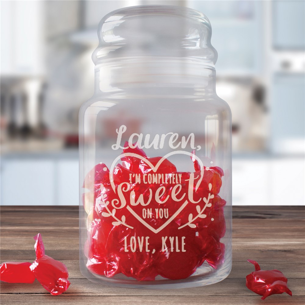Engraved Valentine Gifts | Valentine's Treat Jar