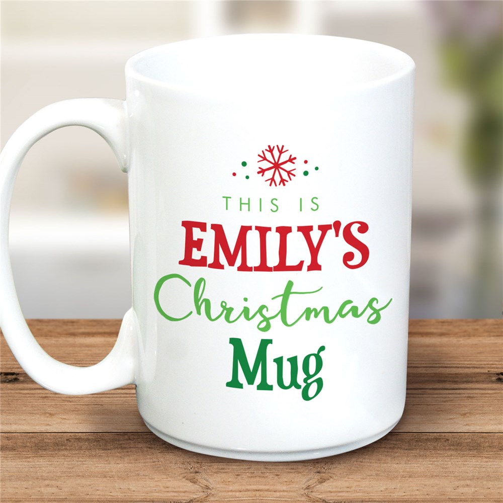 Personalized This Is My Christmas Mug