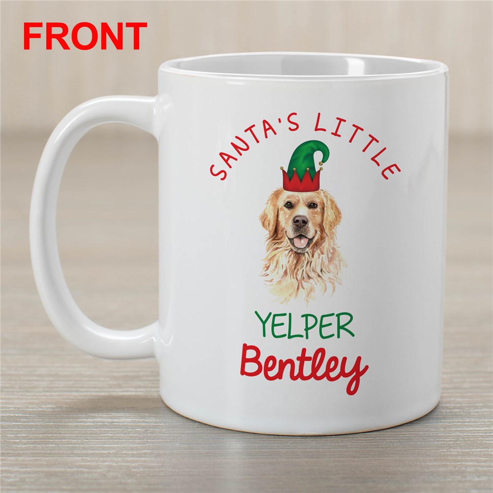Custom Santa's Little Helper Holiday Mug