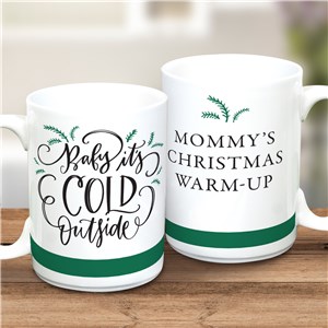 Personalized Baby it's Cold Outside 15 oz. Mug 2215420LM