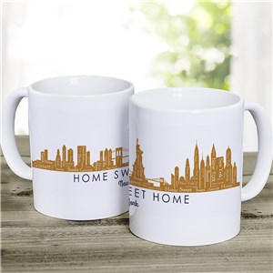 Personalized New York Skyline Word Art Mug 2219180