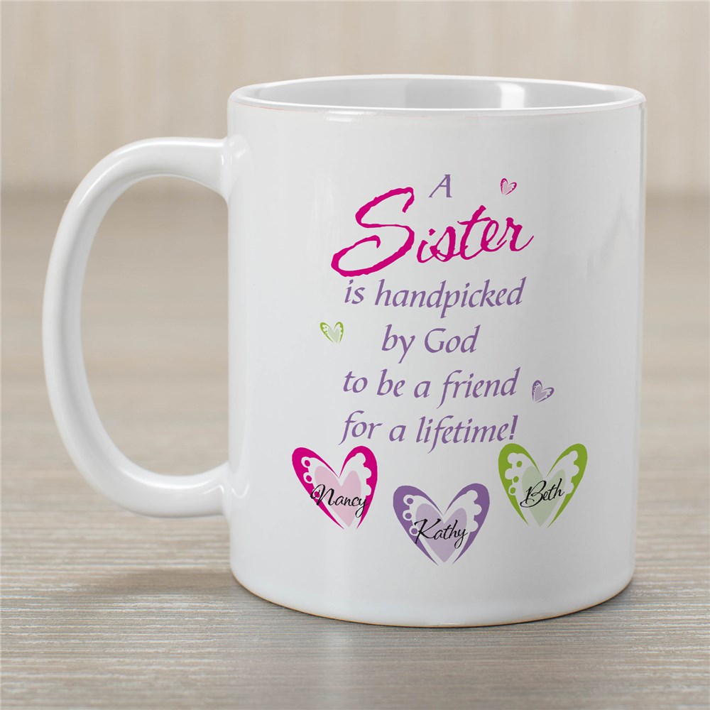 Personalized Sister Mug GiftsForYouNow