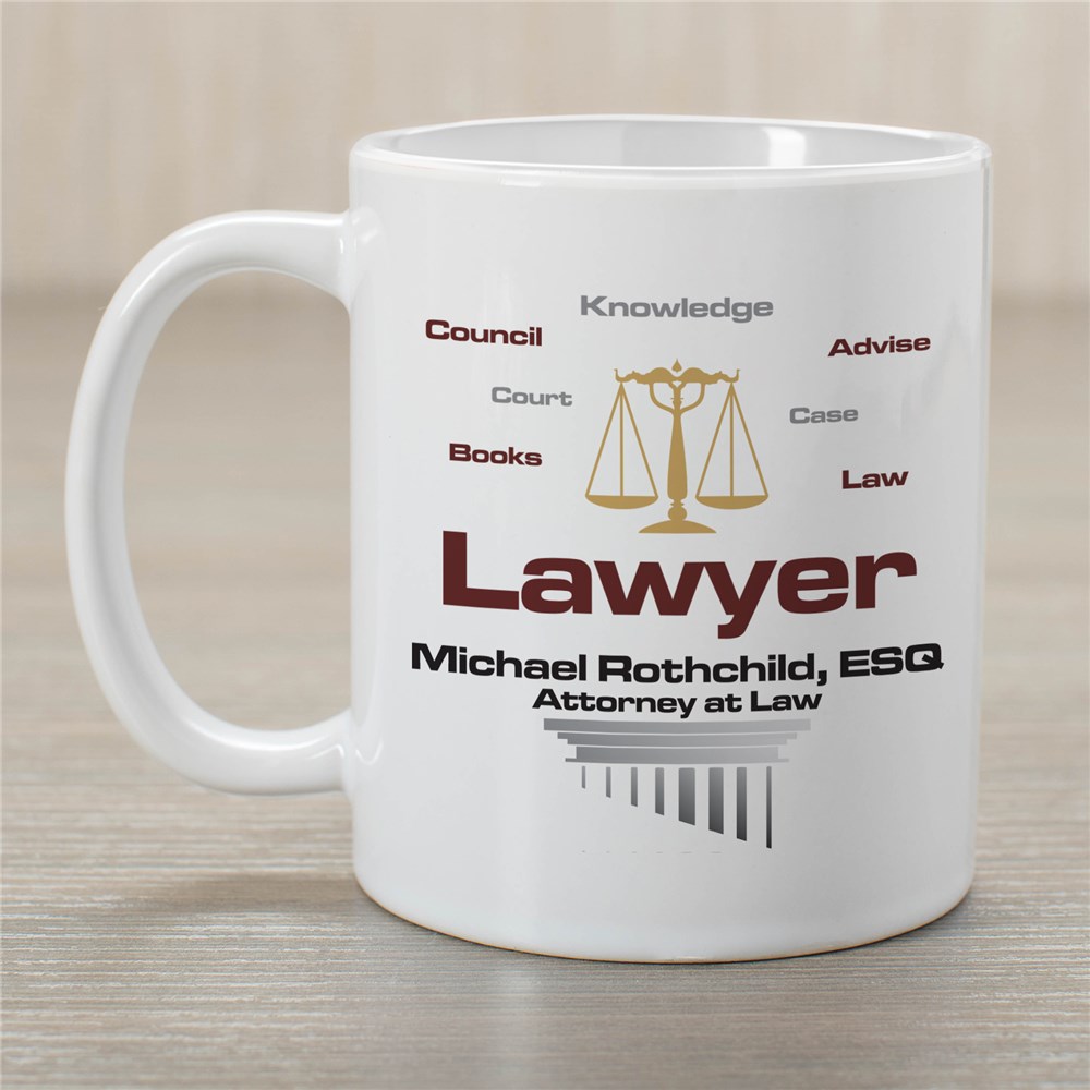 Personalized Lawyer Coffee Mug GiftsForYouNow