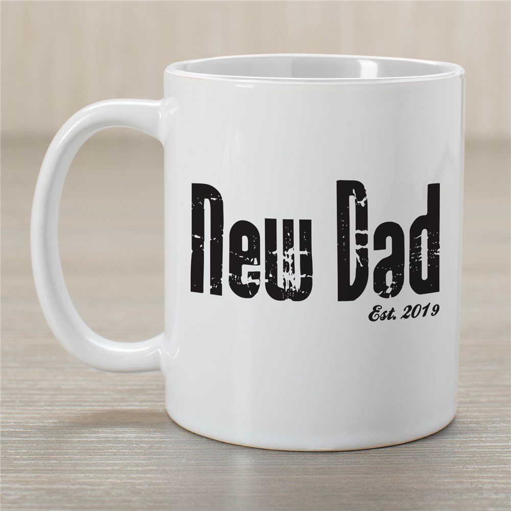 Personalized New Dad Coffee Mug Custom Printed New Daddy Mug
