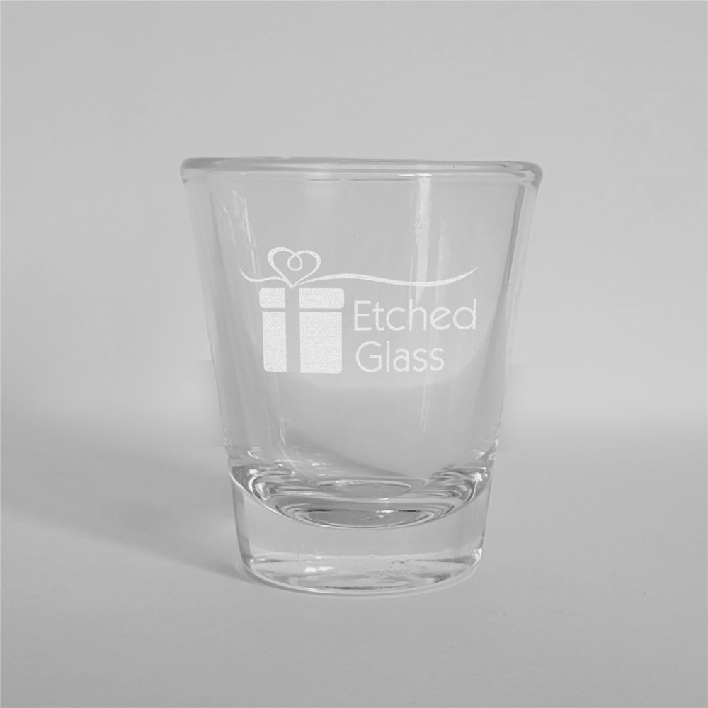 Personalized Couples Shot Glass