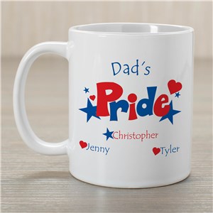 American Pride Mug - Hearts & Stars | Custom Coffee Mug