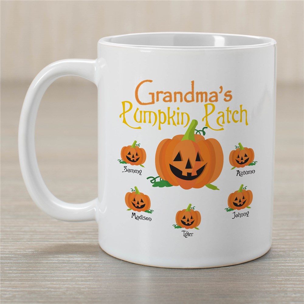 Pumpkin Patch Personalized Coffee Mug | Customizable Coffee Mugs