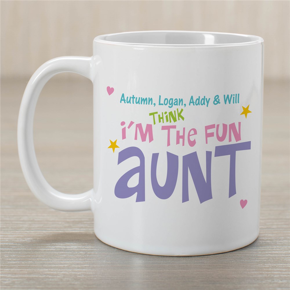 Personalized Aunt Coffee Mug 