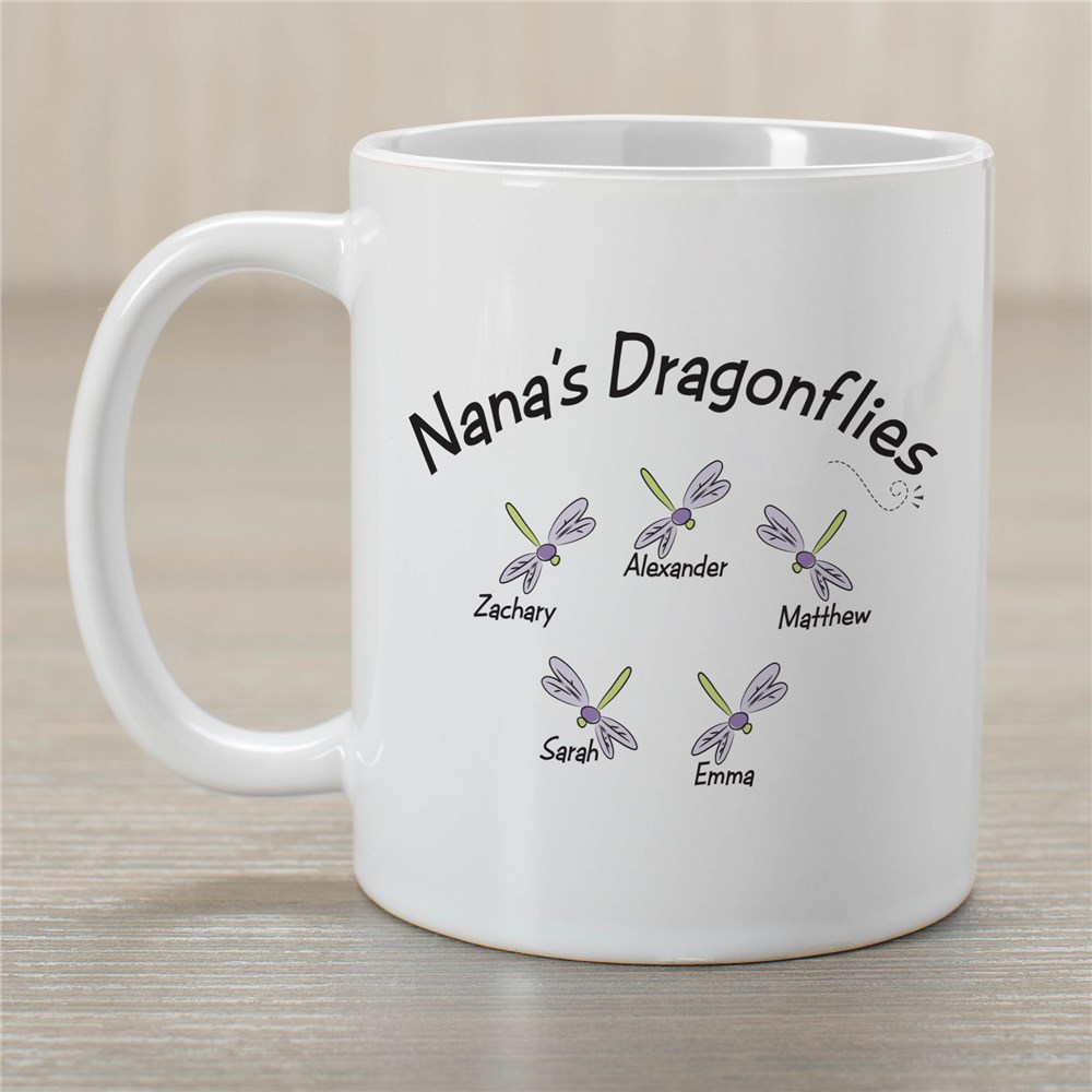 Personalized Dragonflies Coffee Mug