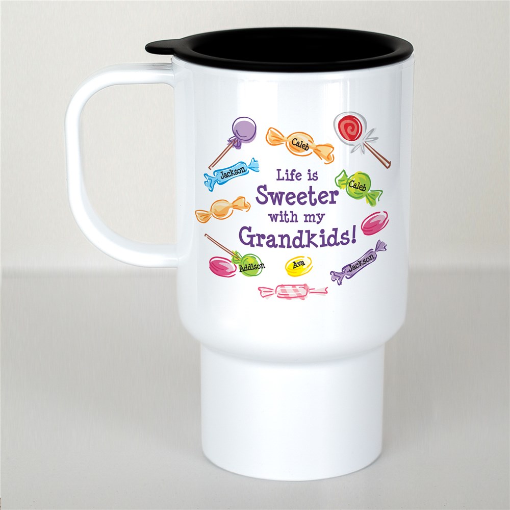 Personalized Candy Travel Mug Sweet Candy Travel Mug