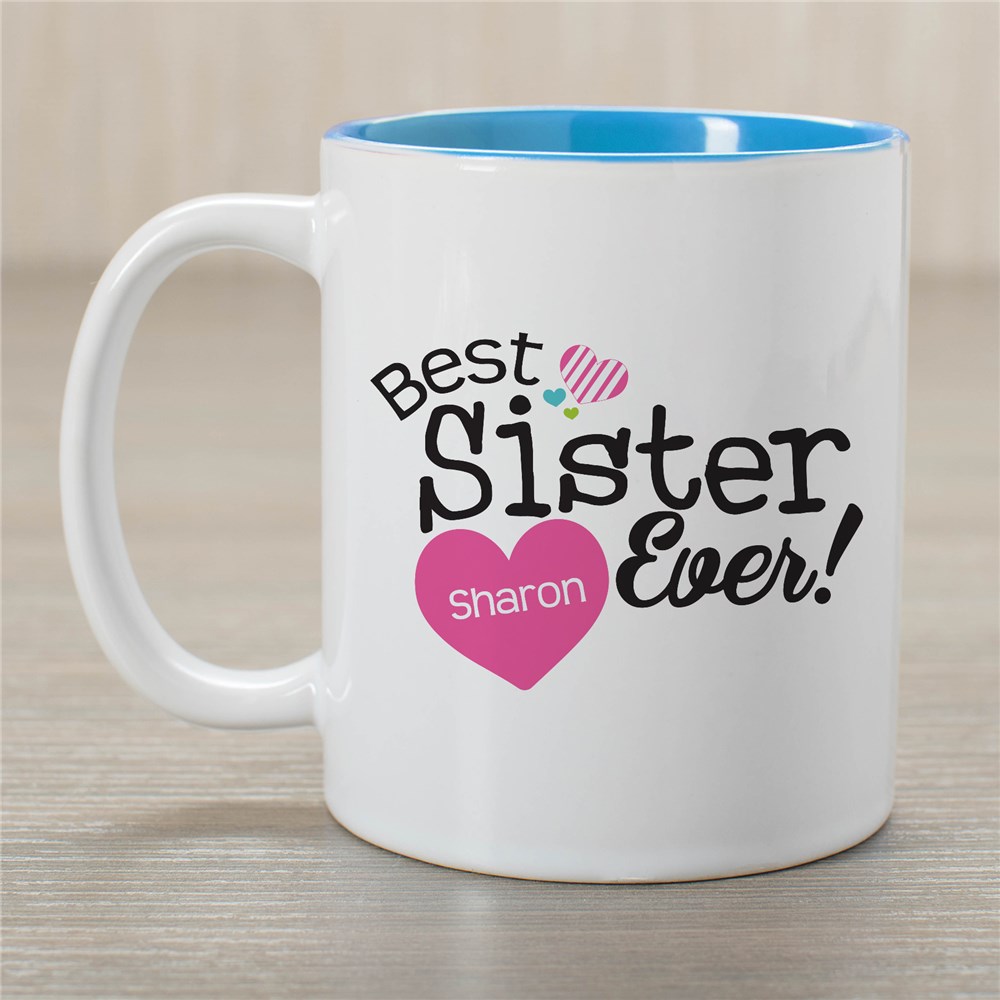 Personalized Best Sister Ever Mug GiftsForYouNow