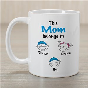 Belongs To Personalized Mug | Mother's Day Coffee Mug