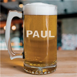 Personalized Name Glass Mug | Personalized Gifts for Him