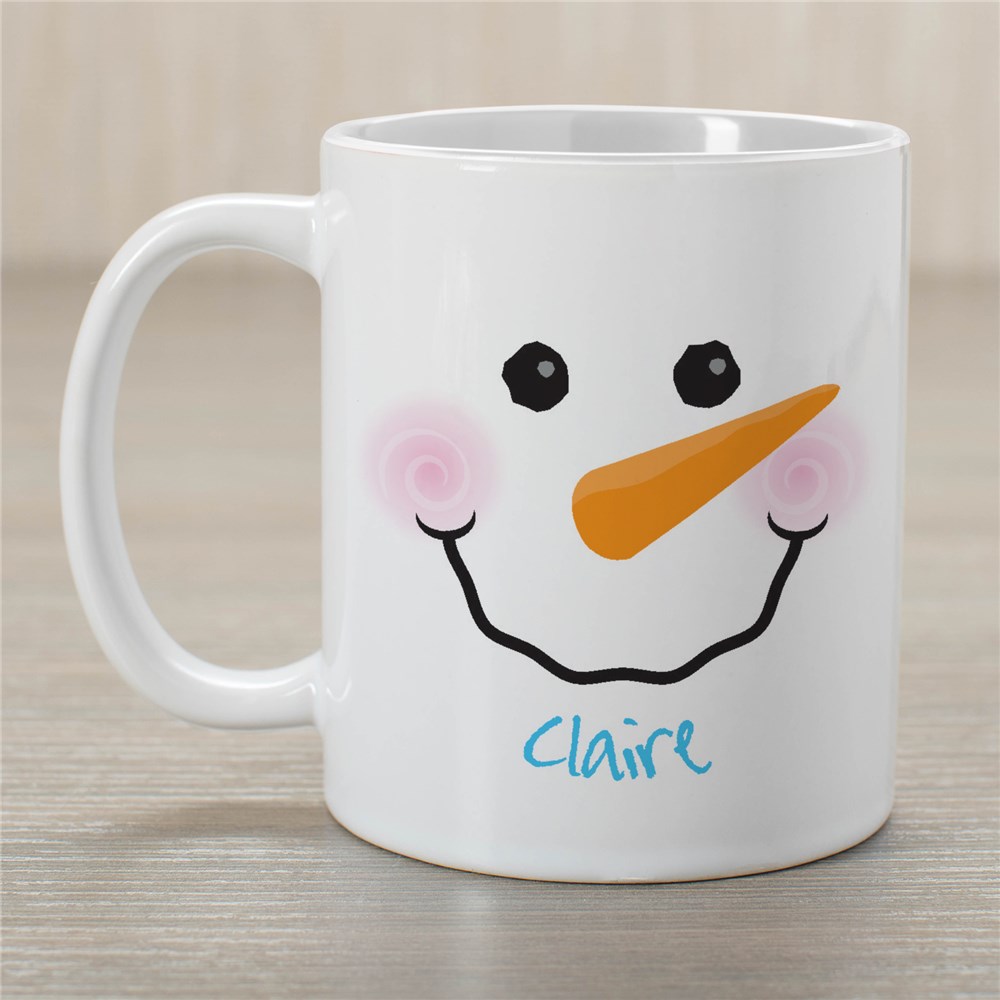 Personalized Winter Snowman Coffee Mug Giftsforyounow