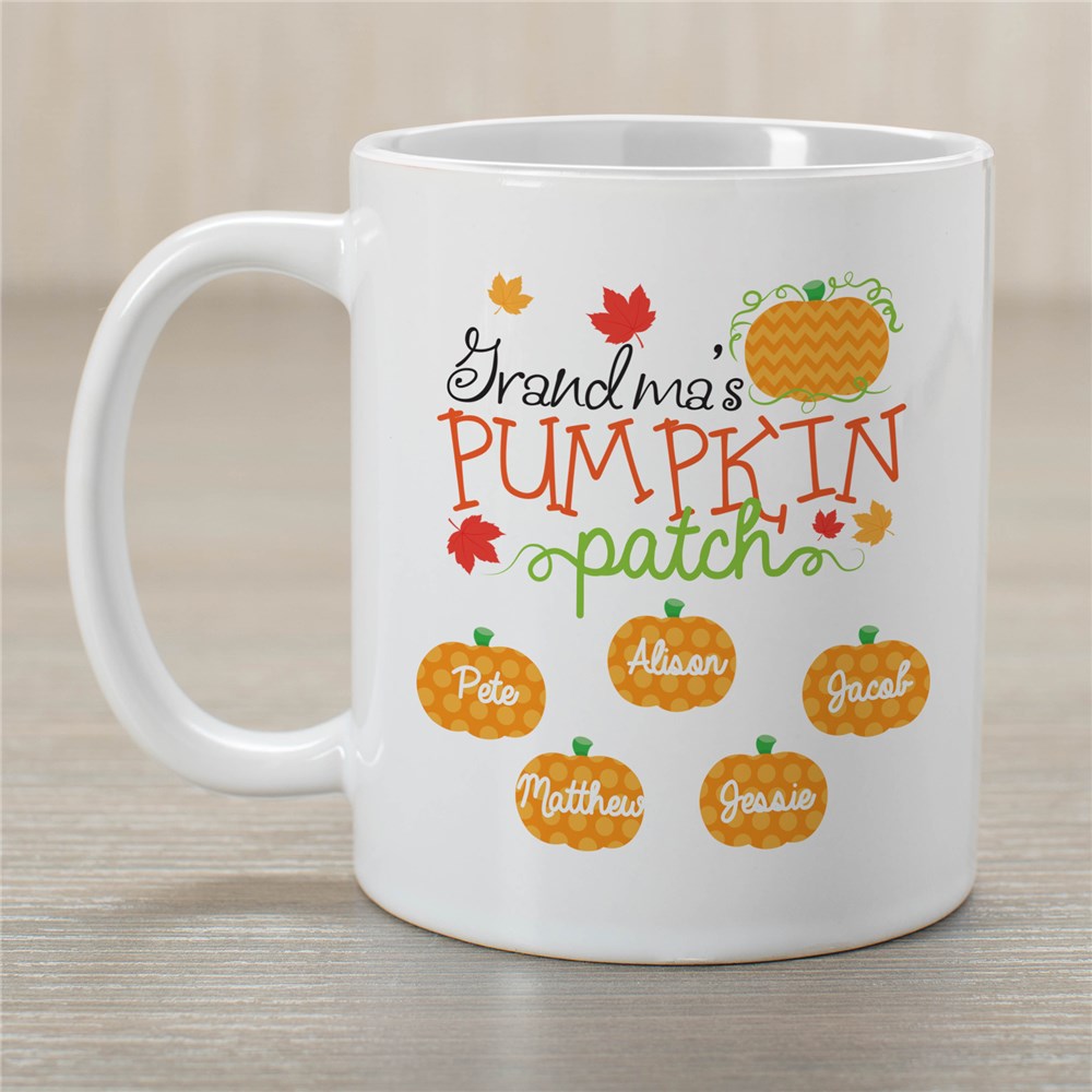 Personalized Pumpkin Patch Mug | Customizable Coffee Mugs