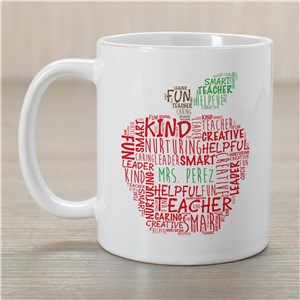 Teacher's Apple Mug | Personalized Teacher Gifts