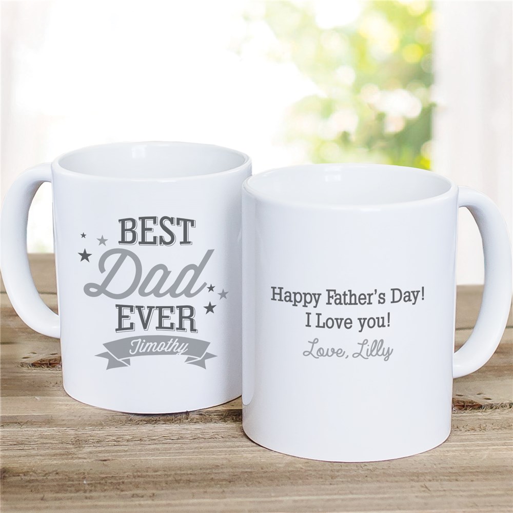 Personalized Best Mom Mug | Personalized Fathers Day Gifts
