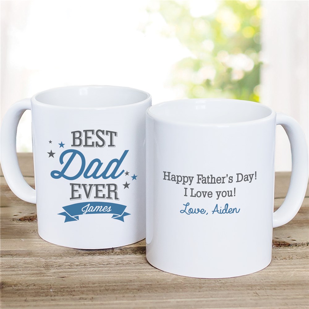 Personalized Best Mom Mug | Personalized Fathers Day Gifts