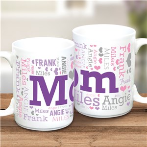 Personalized For Her 15 oz Word Art Coffee Mug 294620LM