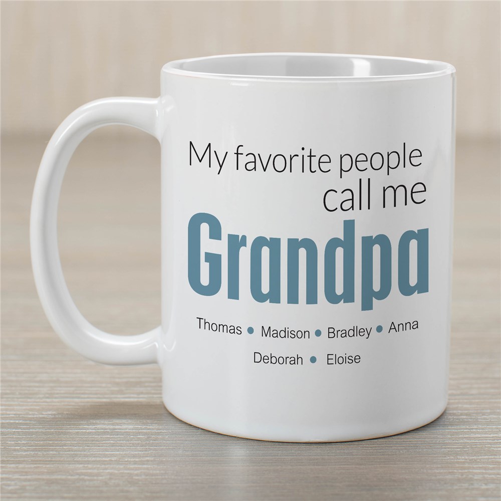 Favorite grandpa Personalized mug GiftsForYouNow