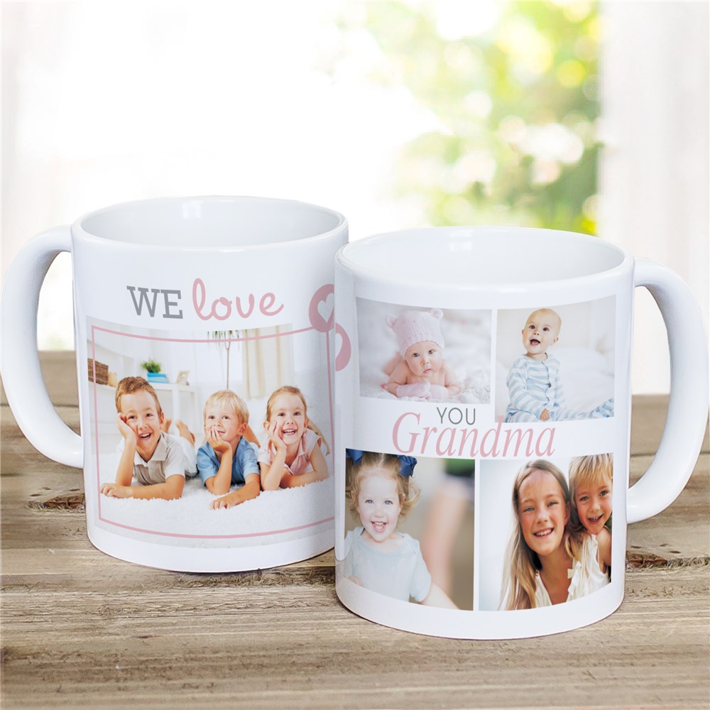 We Love Grandma Photo Mug | Personalized Gifts For Grandma