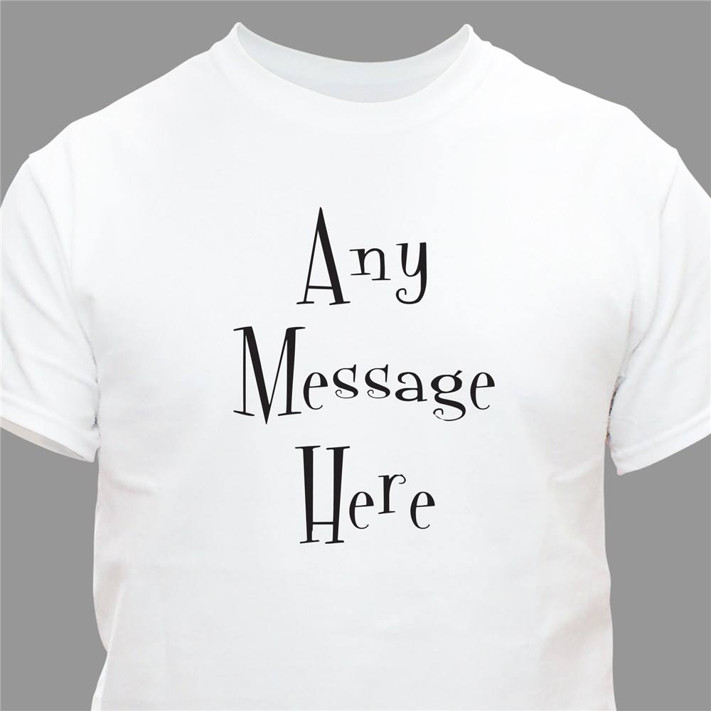 Personalized Mystical Message T-Shirt | Personalized T-Shirts