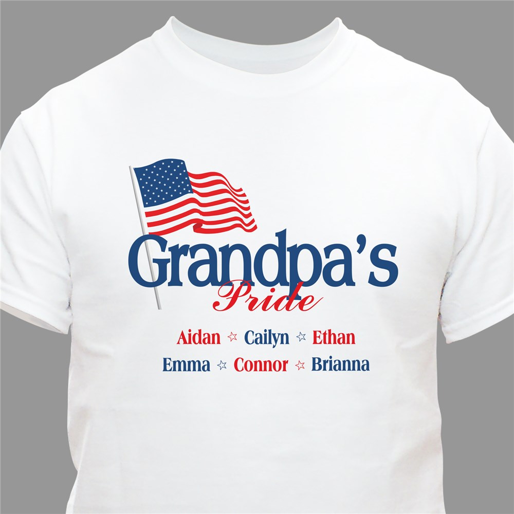 USA American Pride Personalized T-Shirt | Personalized T-Shirts