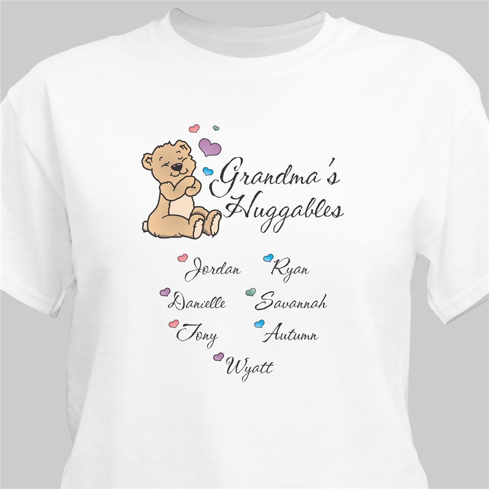 Huggable Personalized T-Shirt | Personalized Grandma Shirts