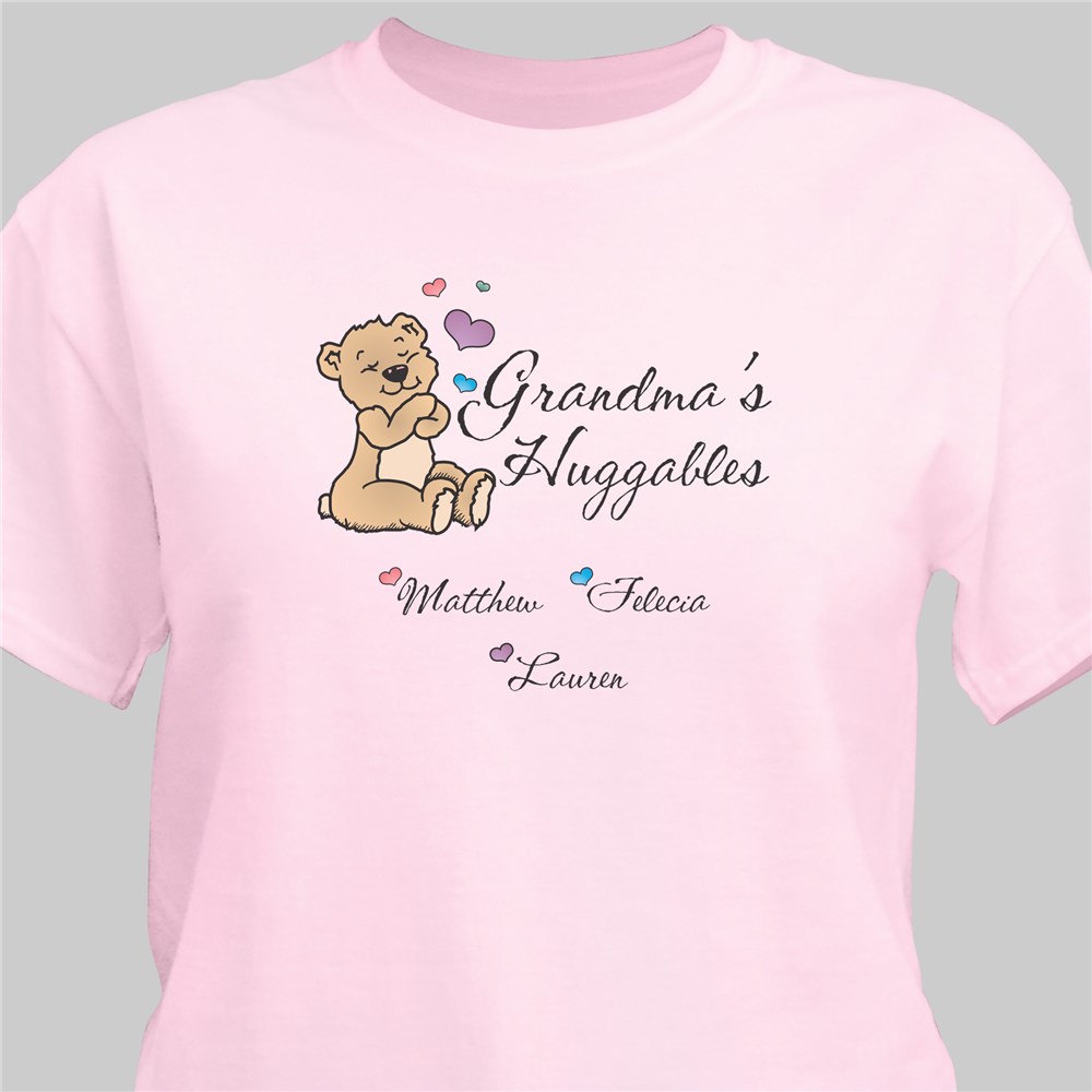 Huggable Personalized T-Shirt | Personalized Grandma Shirts
