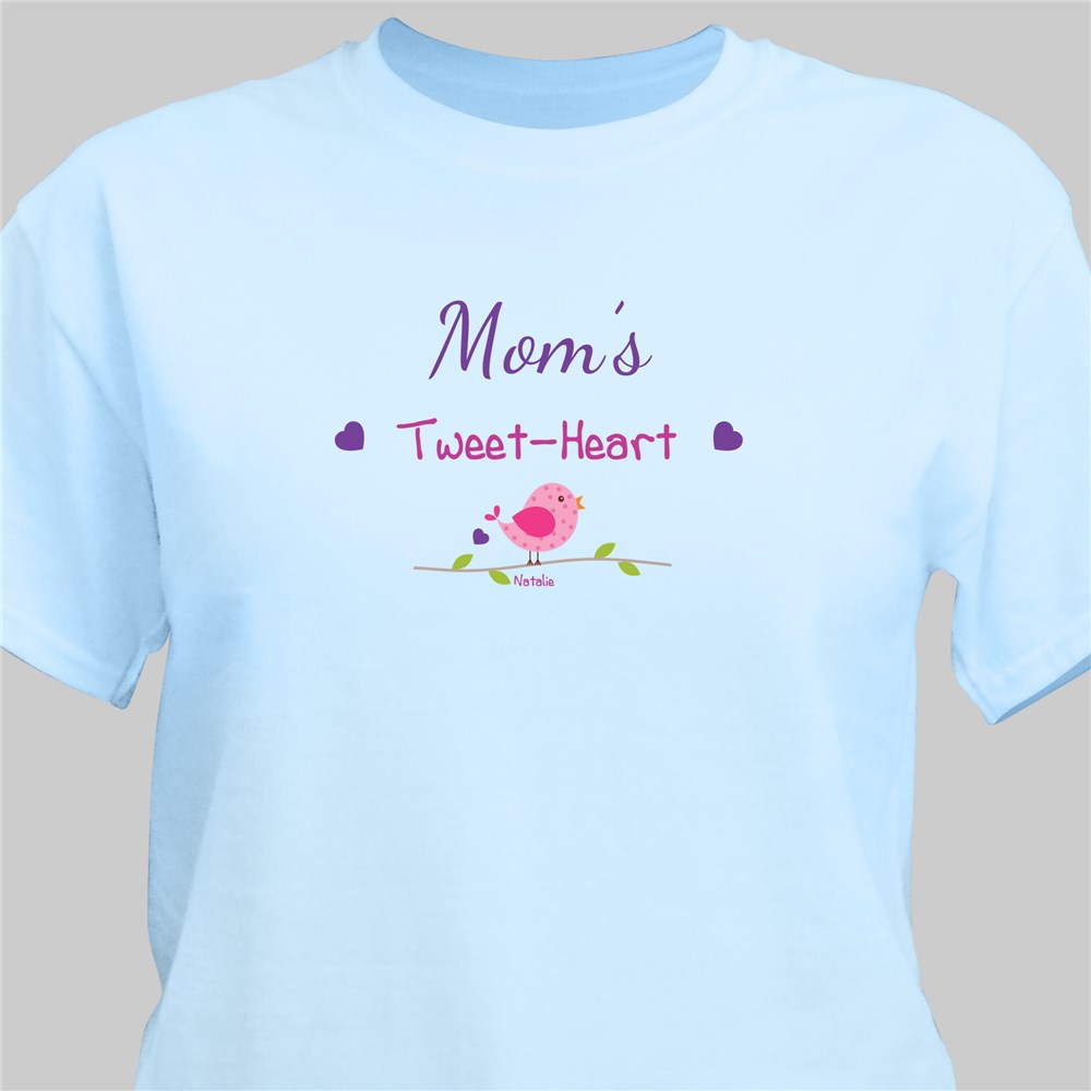 Personalized Tweet-Hearts T-shirt | Personalized Mom Shirts