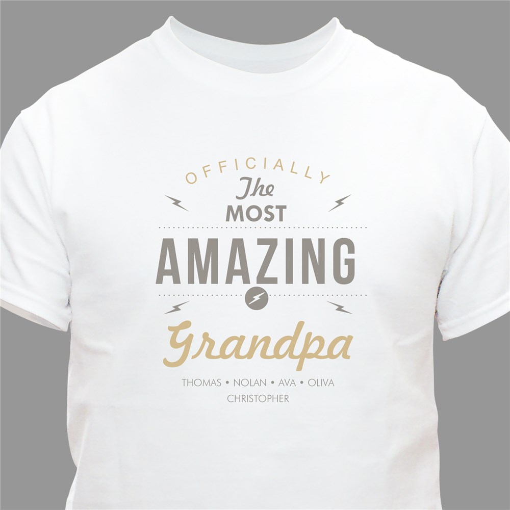 Personalized The Most Amazing T-shirt | Amazing Dad shirt