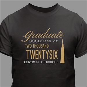 Personalized Graduate T-Shirt | Graduation T Shirts