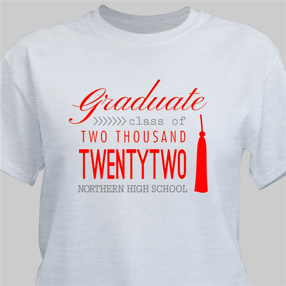 Personalized Graduate T-Shirt | Graduation T Shirts