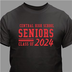 Personalized Seniors T-Shirt | Graduation T Shirts