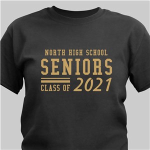 Personalized Seniors T-Shirt | Graduation T Shirts