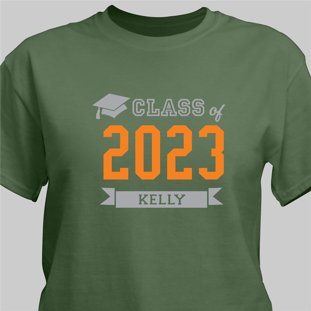 Personalized Class Of T-Shirt | Graduate Gifts