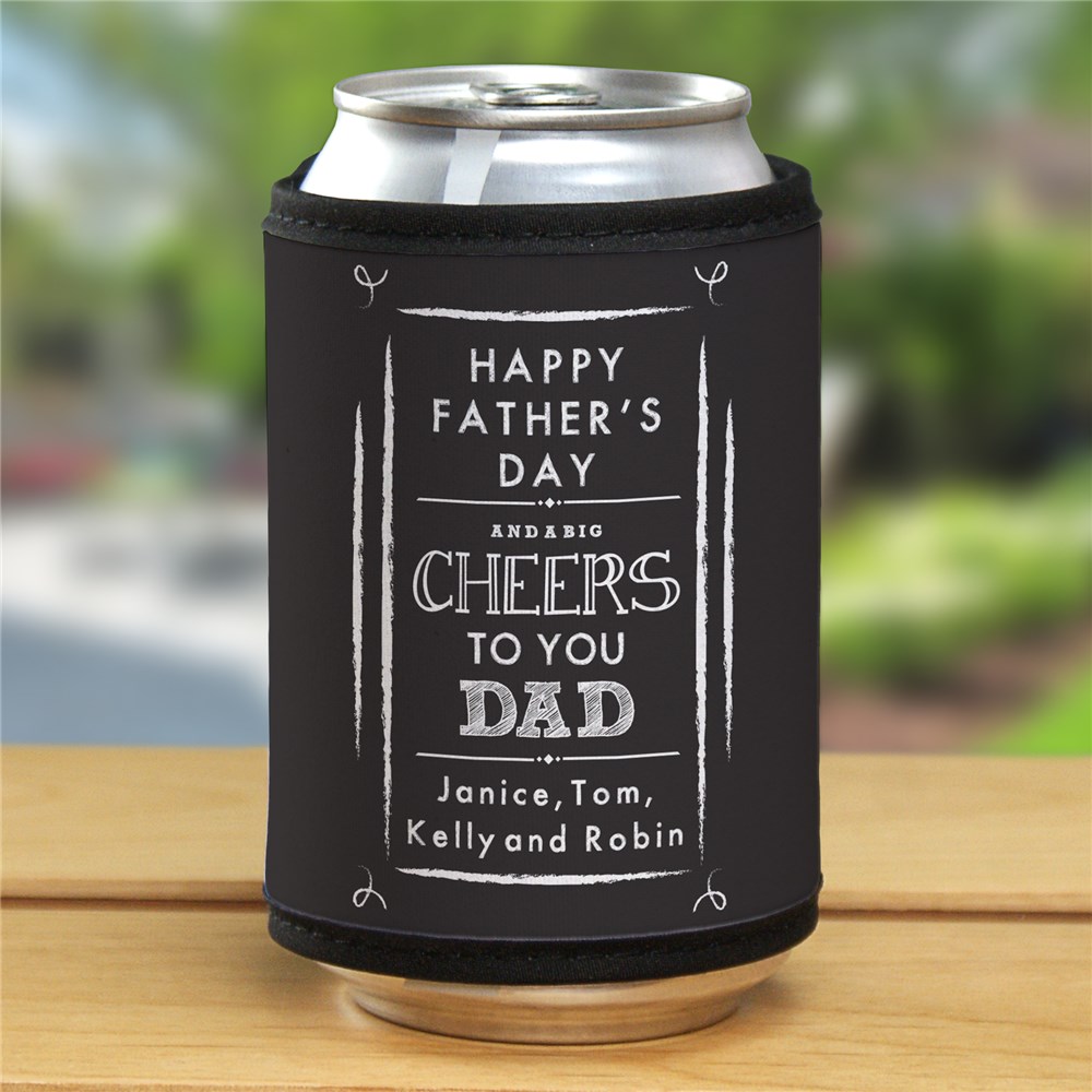 Personalized Cheers to You Dad Can Wrap | Fathers Day Presents