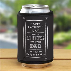 Personalized Cheers to You Dad Can Wrap | Fathers Day Presents