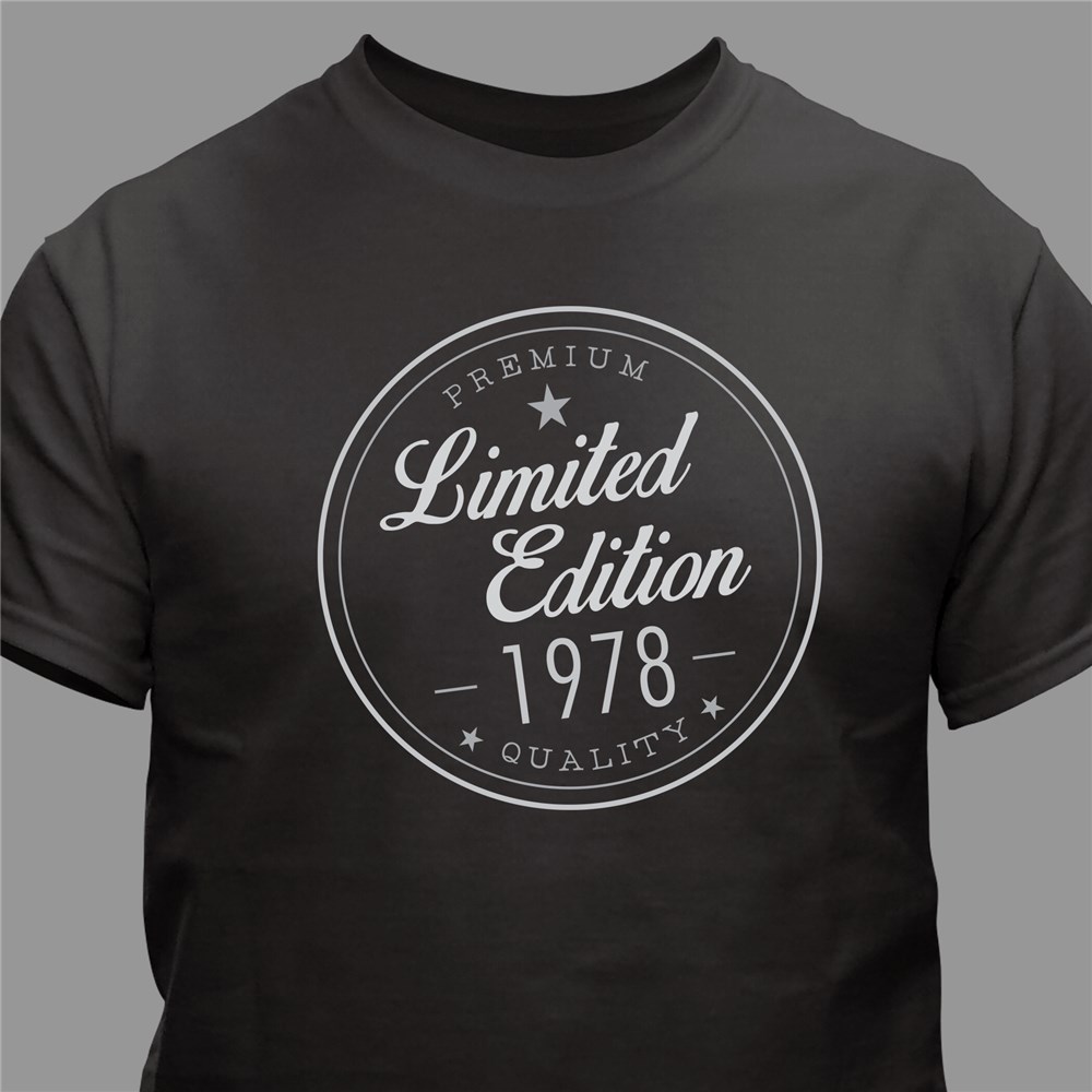 Personalized Limited Edition T-shirt | GiftsForYouNow
