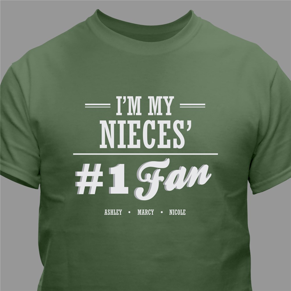 Personalized #1 Fan T-Shirt For Him | Grandpa Shirts