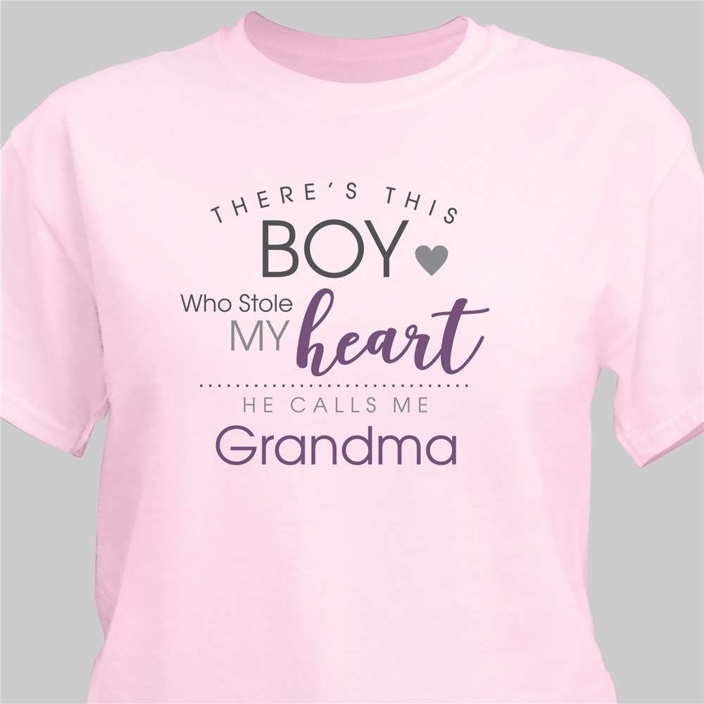 Personalized Stolen Heart Shirt | Personalized Grandma Shirts