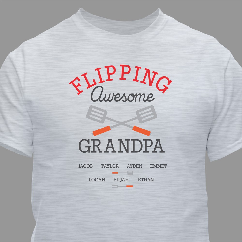 Personalized Flipping Awesome T-Shirt | Dad Shirts