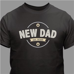 Personalized New Dad T-Shirt | First Father's Day Gifts