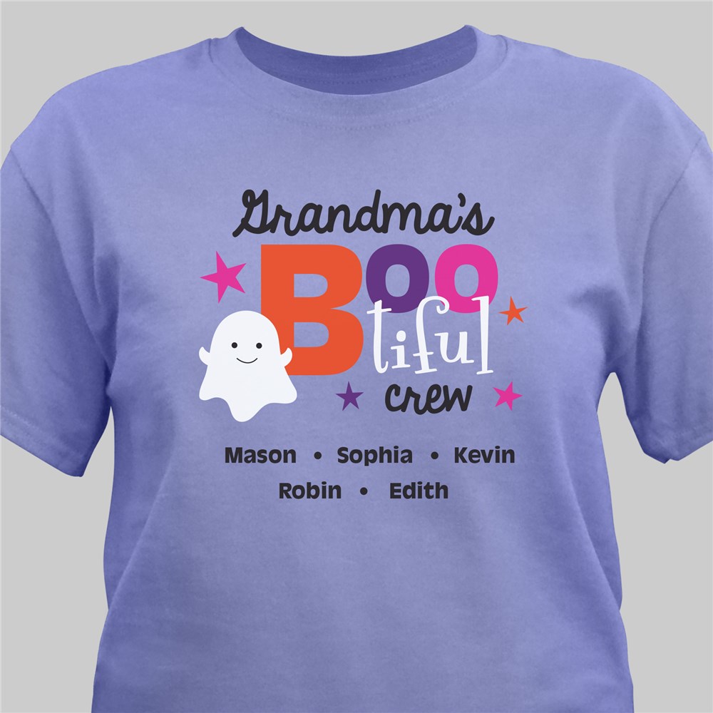Personalized Grandma's Bootiful Crew T-Shirt | Personalized T-shirts