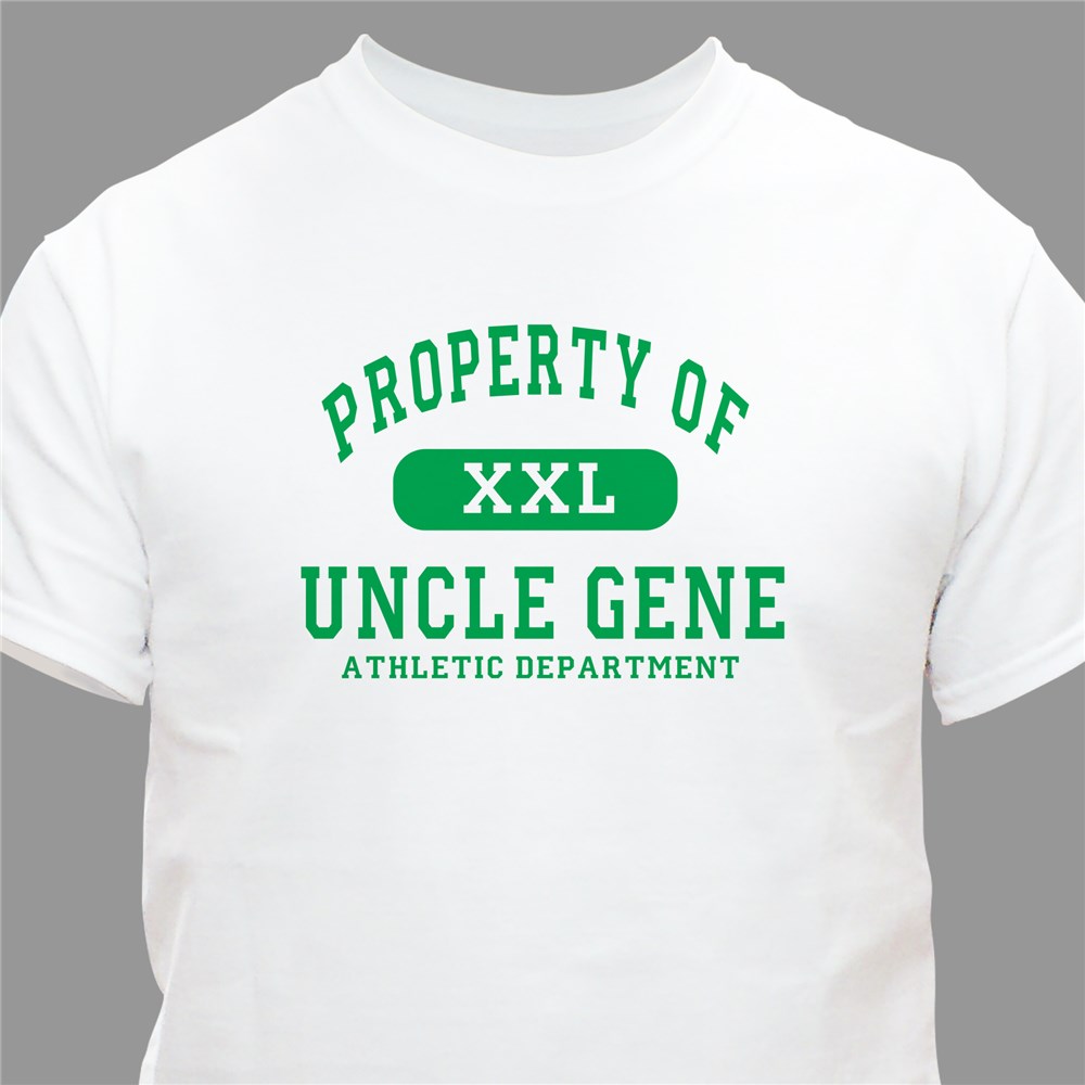 Property of Athletic Personalized T-shirt