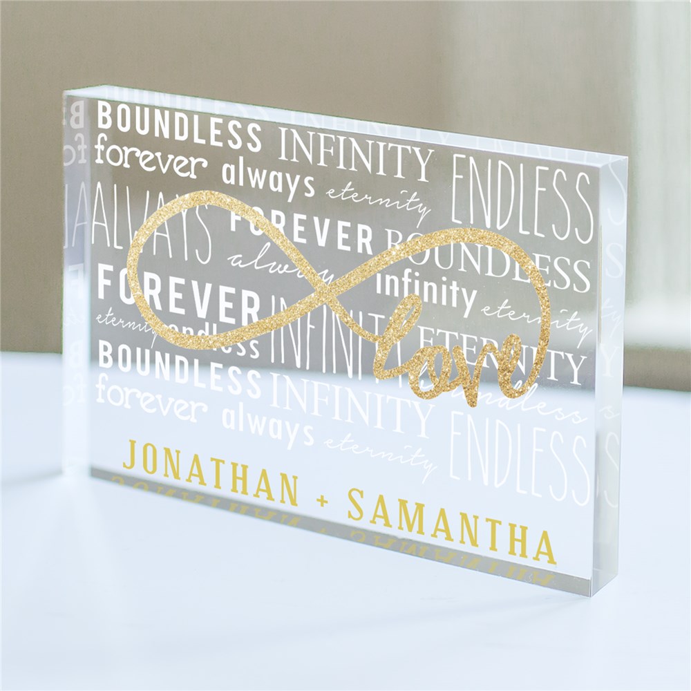 Personalized Infinity Acrylic Keepsake GiftsForYouNow