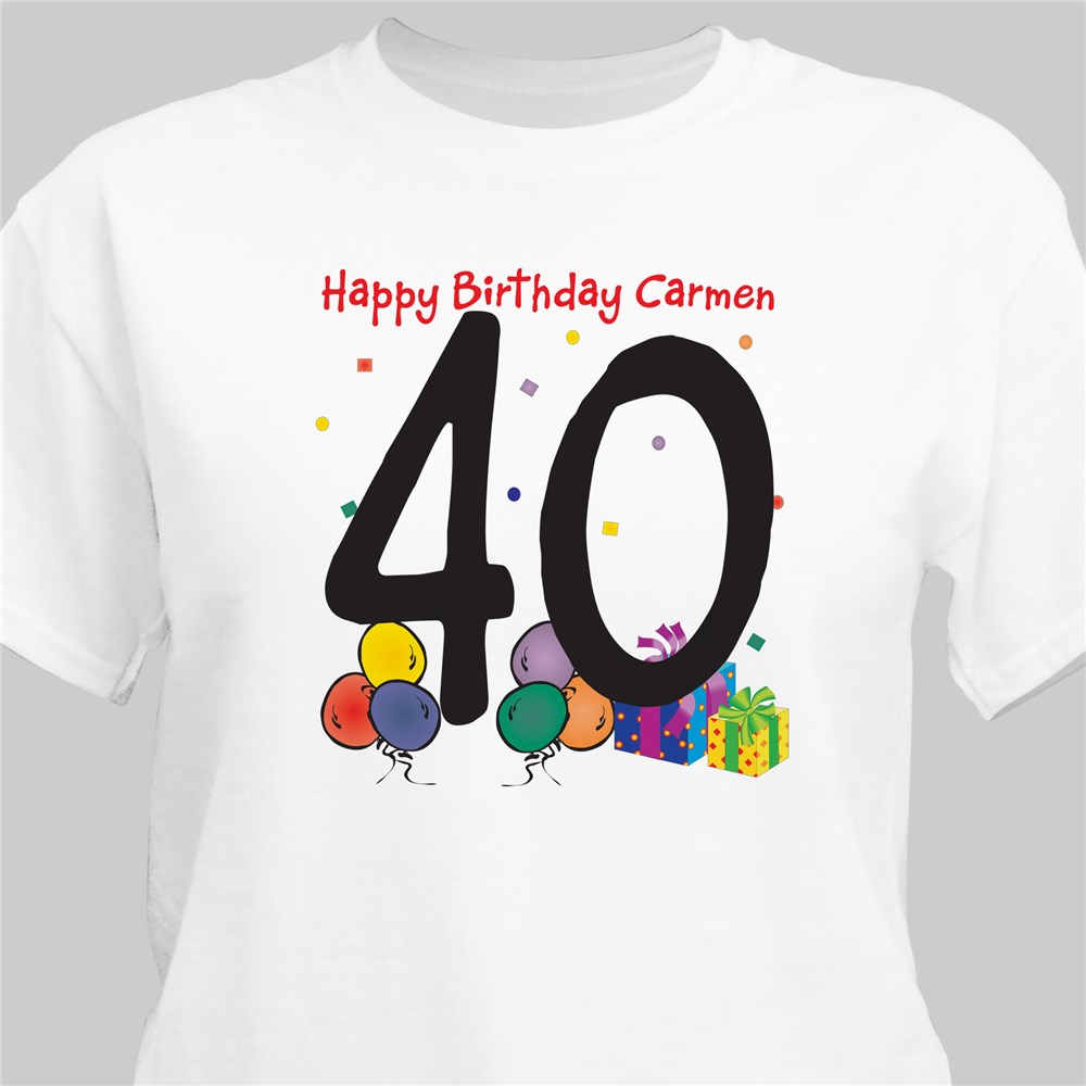 Happy Birthday T-Shirt | Personalized T-shirts