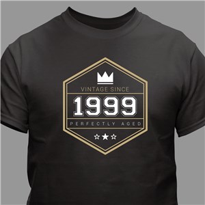 Personalized Perfectly Aged T-Shirt | Personalized Birthday Shirts