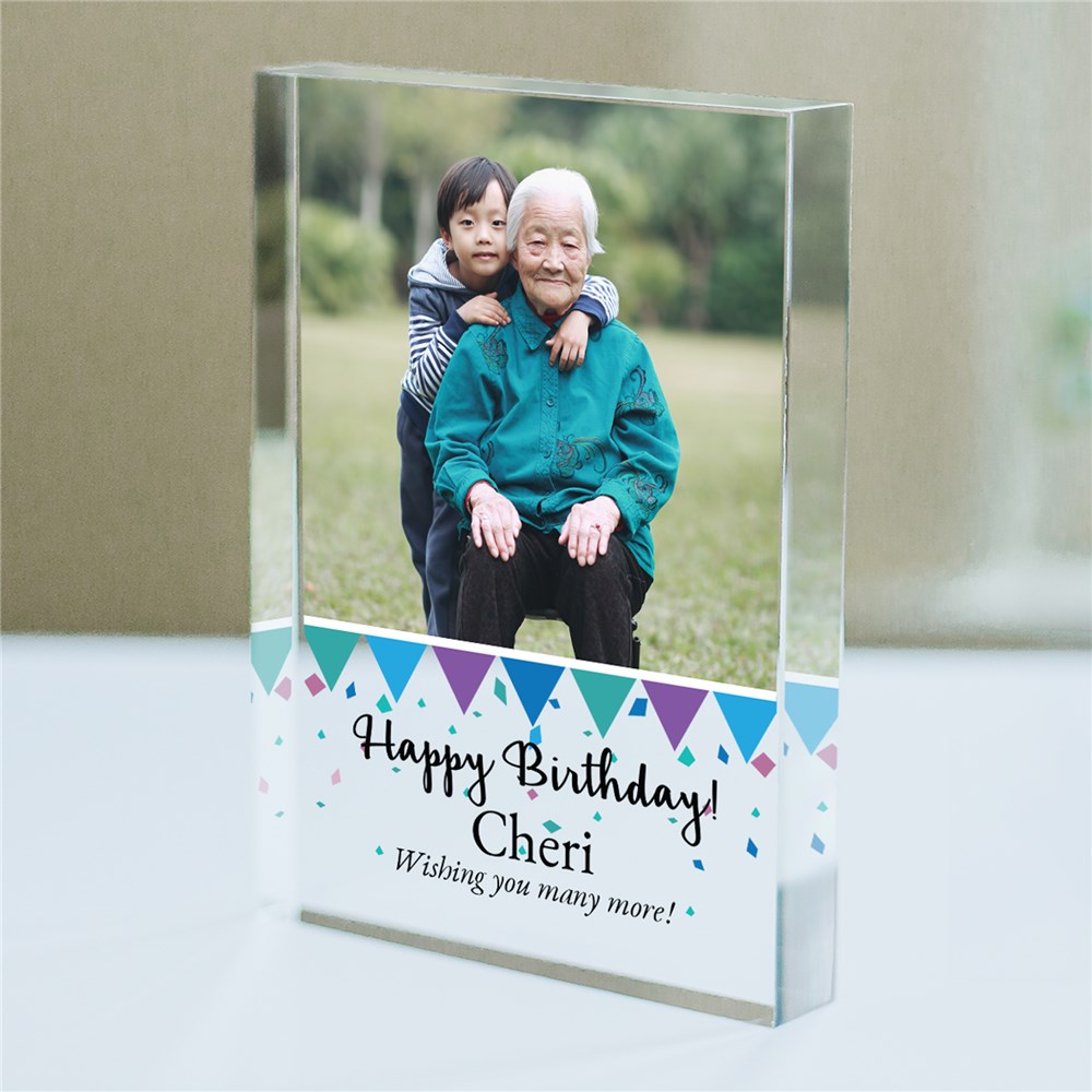 Personalized Photo Birthday Acrylic Keepsake | Photo Gifts