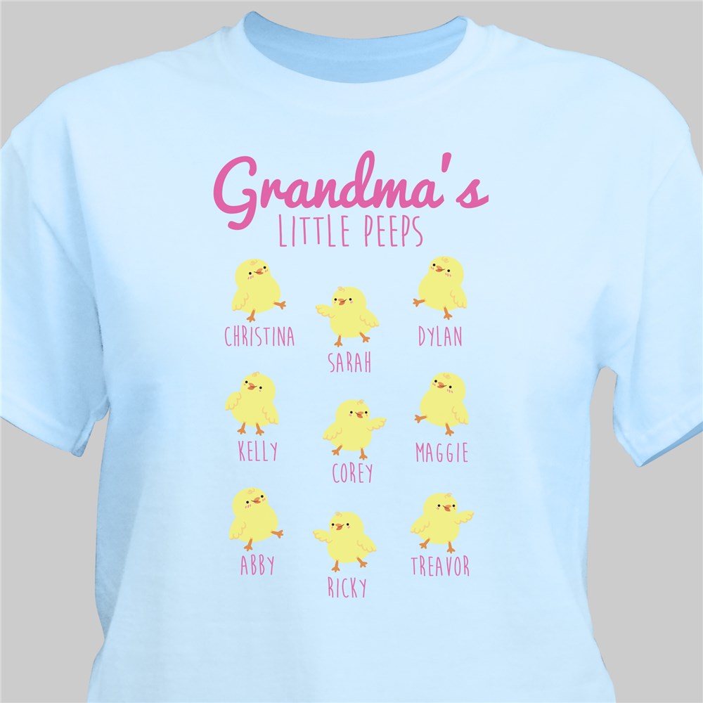 Personalized Grandmas Peeps T-Shirt | Easter Shirts